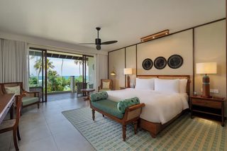 Panoramic Ocean View Room | Premium bedding, minibar, in-room safe, desk